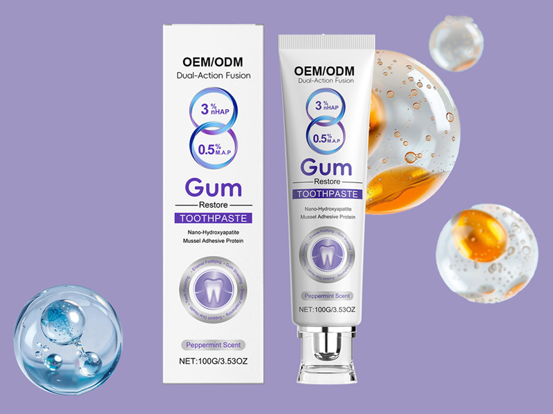 Gentle ingredient cleaning and whitening toothpaste 2