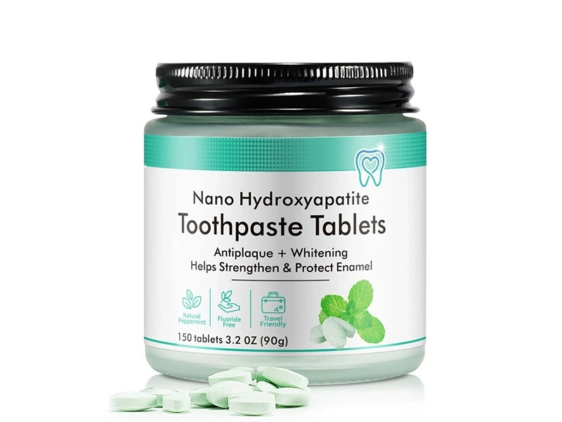 Mint Fluoride-Free Vegan Breath Freshener Probiotic Dental Tablets 1