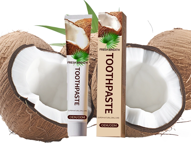 Coconut Oil Peppermint Whitening Toothpaste 1