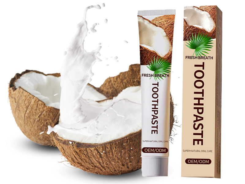 Coconut Oil Peppermint Whitening Toothpaste 2