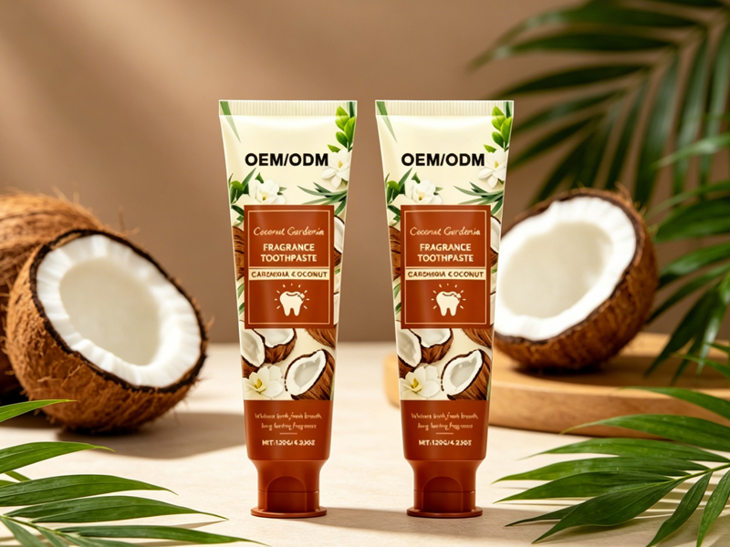 Natural Mint Flavor Whitening Toothpaste, Infused with Gardenia Extract & Coconut Oil 2