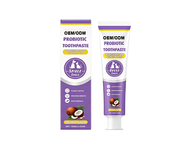 Probiotic Pet Toothpaste – Natural Oral Care for Dogs & Cats – Eliminates Bad Breath, Plaque & Tartar 1