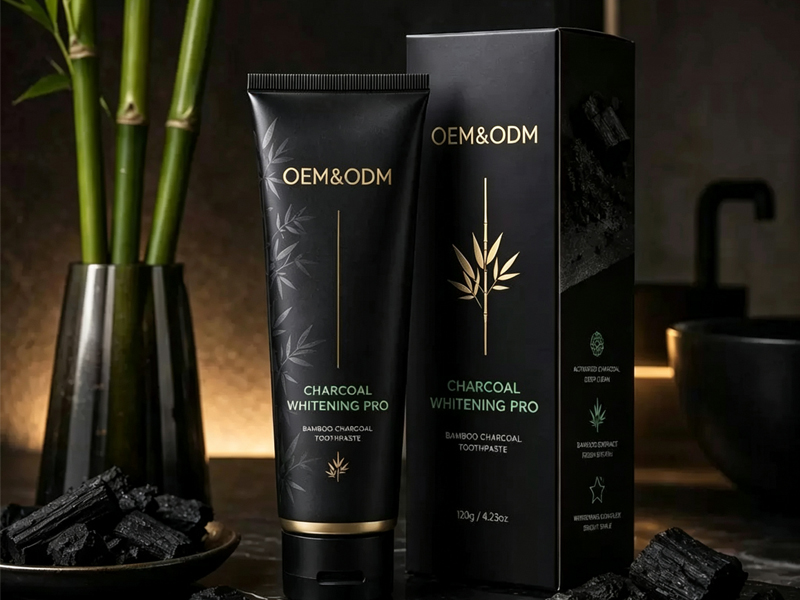 Natural Free Charcoal Toothpaste - Gentle Whitening for Sensitive Teeth 1