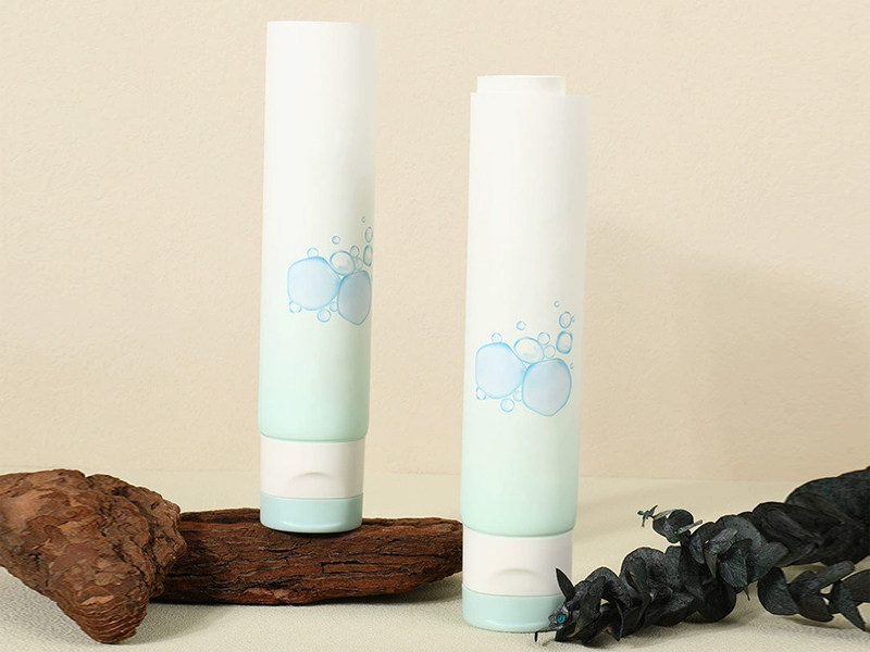 100g Custom PE Dual Tube Matte Finish Body Lotion Cream Packaging 1