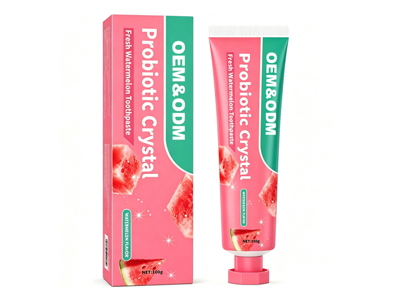 Probiotic Crystal Toothpaste – Watermelon Burst for All-Day Fresh Breath 1