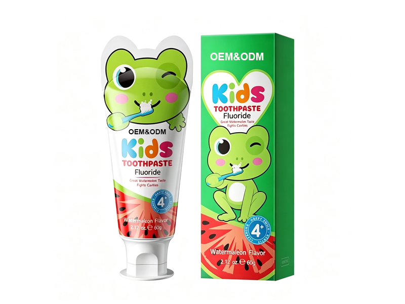 Kids Fluoride Toothpaste, Fruit Flavor, Gentle Cavity Protection, Gum‑Friendly Children Toothpaste 4