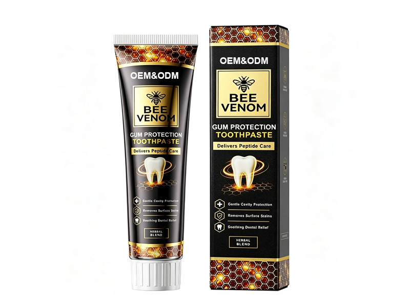 Bee Venom Gum Protection Toothpaste, Relieve Gum Discomfort, Fresh Breath, Daily Oral Care Toothpaste for Adults | Private Label Wholesale 1