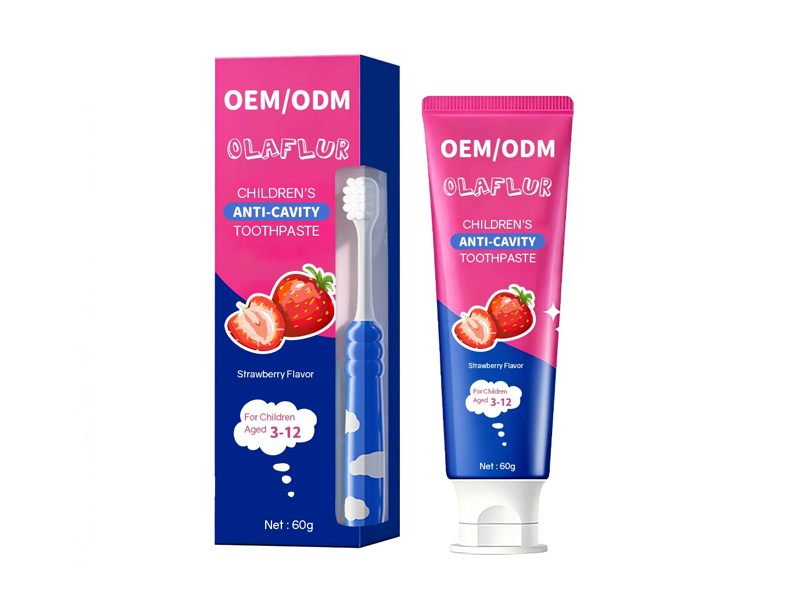Strawberry-Flavored Kids Toothpaste | Strawberry Taste, Gentle Stain Removal, Enamel Care 1