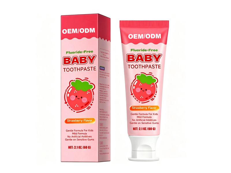 Fresh Breath & Gentle Stain Removal — Strawberry Kids Toothpaste for Enamel Care 1