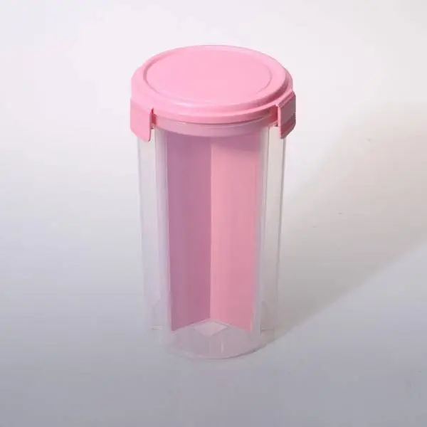 PP material microwavable food box with 3 compartments  fresh keeping box 1