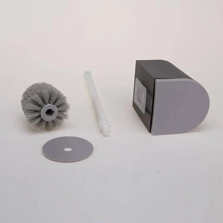 PLASTIC TOILET BRUSH WITH HOLDER 1
