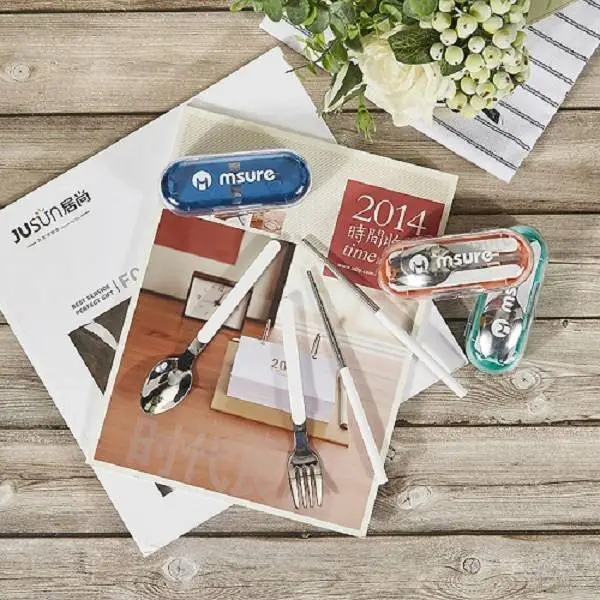 PORTABLE STAINLESS STEEL #304 TABLEWARE SET FASHION 1