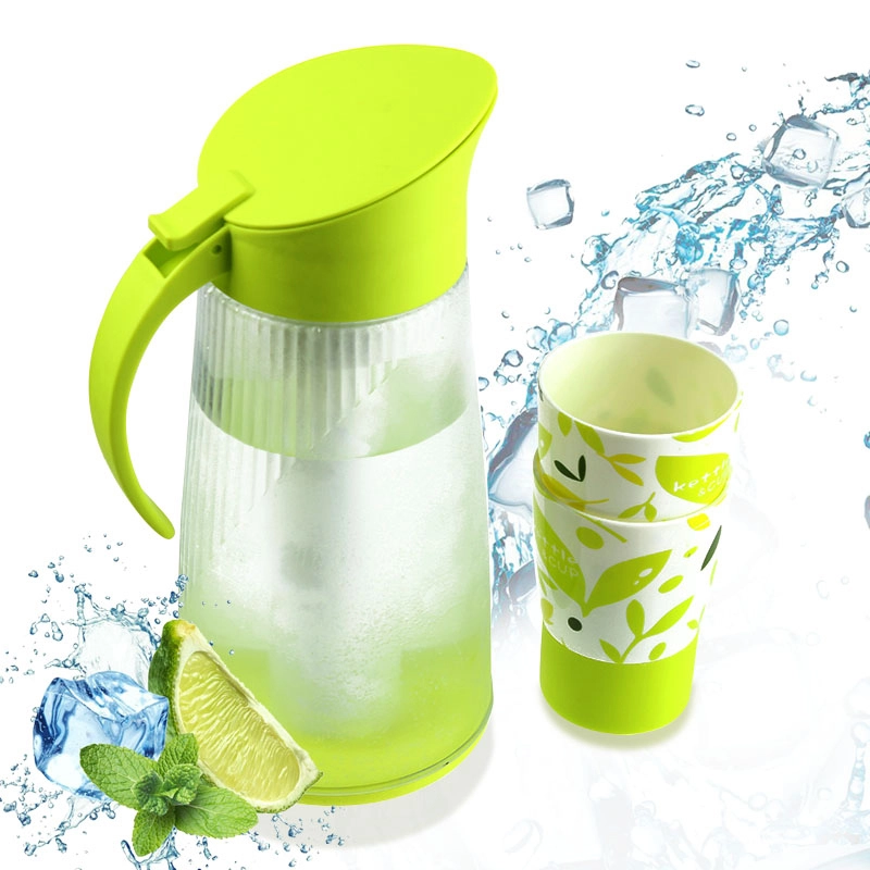 PLASTIC HIGH SEAL QUICK FREEZING JUG 2L WITH 3 CUPS 1