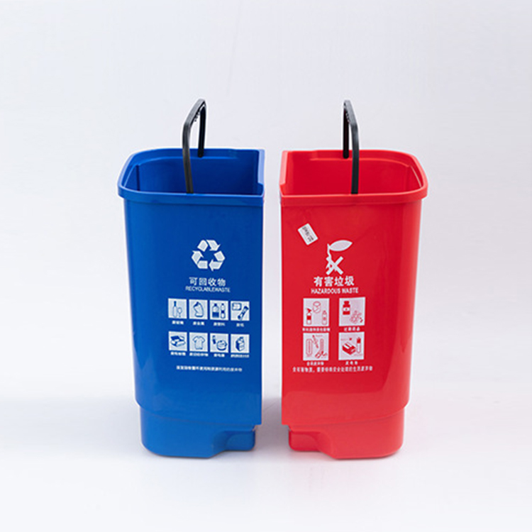 Kitchen Plastic Double Classifies Dustbin 16L, 20L, 30L, 40L ,60L 4