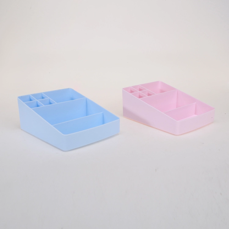 Two Colors Plastic Compartment Storage Container for Panties and Socks 1