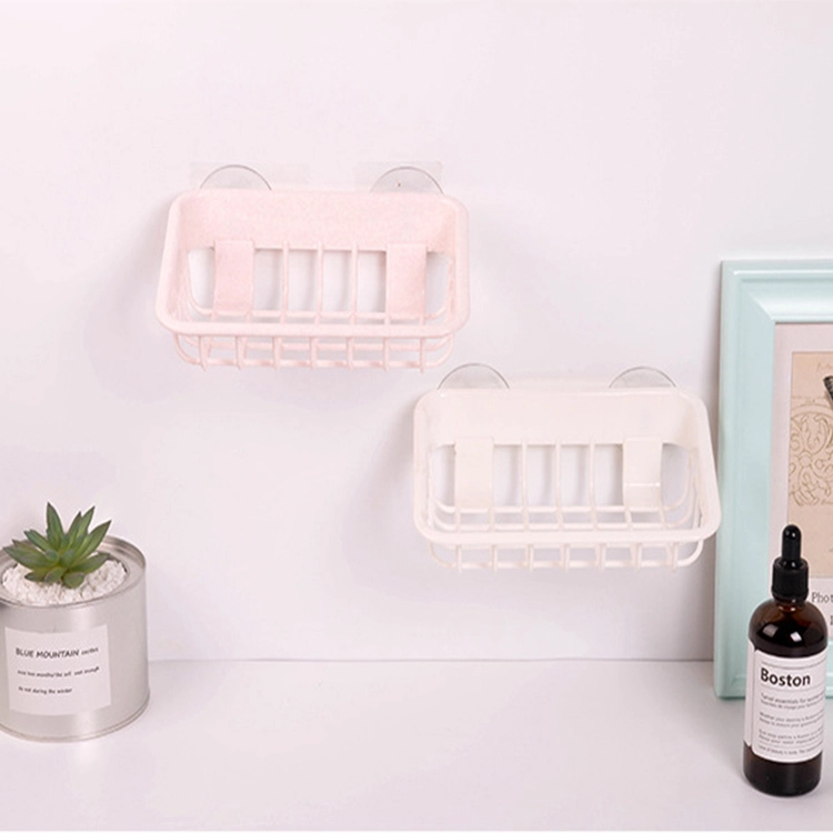 Creative Rubber Suction Cups Plastic Storage Rack Shelf 1