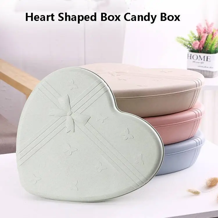 Wheat Straw Round Heart-shaped Square Candy Box 1