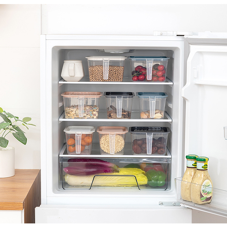 Sturdy Plastic Food Storage Containers with Easy-Grip Handles 3