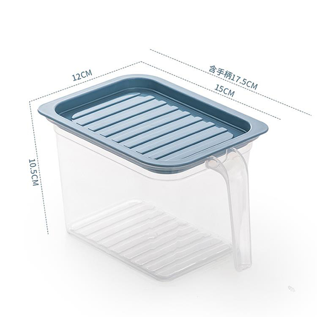 Sturdy Plastic Food Storage Containers with Easy-Grip Handles 6