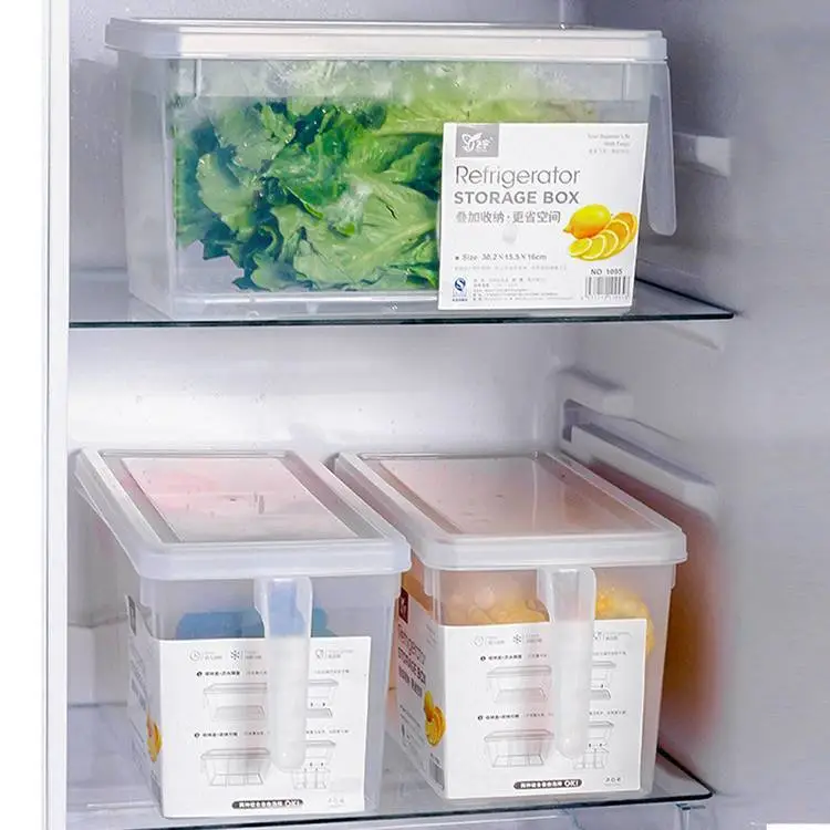3-Compartment Fresh-Keeping Box with Handle - Versatile Food Storage Solution 1