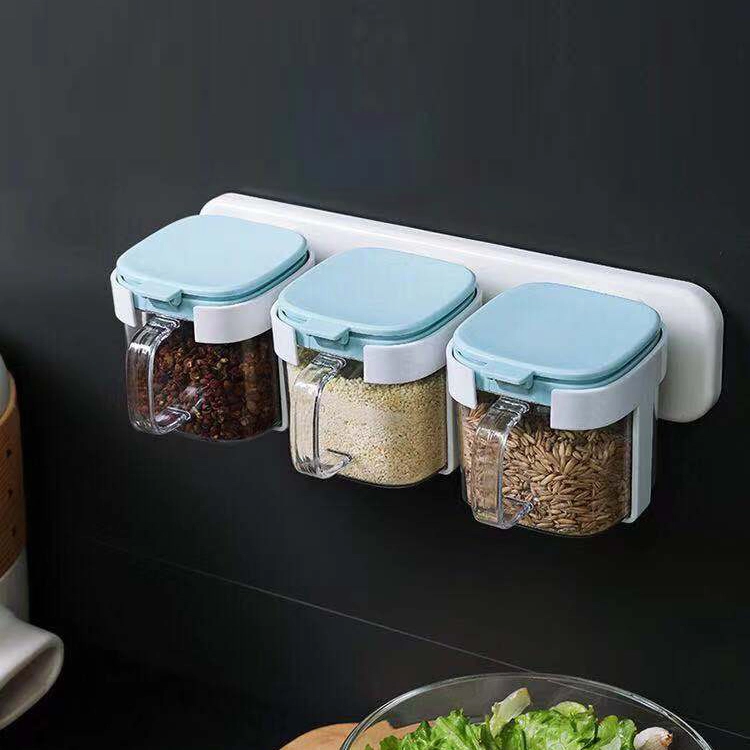 Wall-mounted Seasoning Box Drawer Type Condiment Box 1
