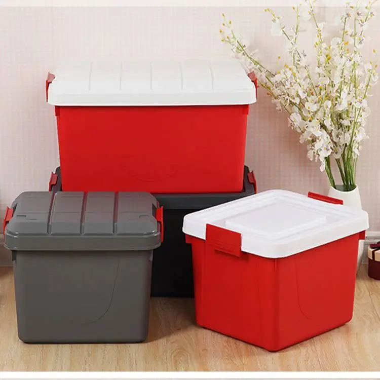 Four Sizes Plastic Multifunctional Vehicle Storage Box Container 1