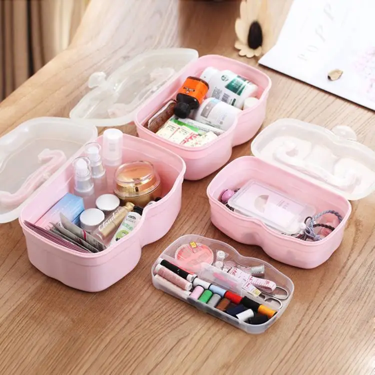 Three Sizes Color Multifunctional Storage Box with Lid 1