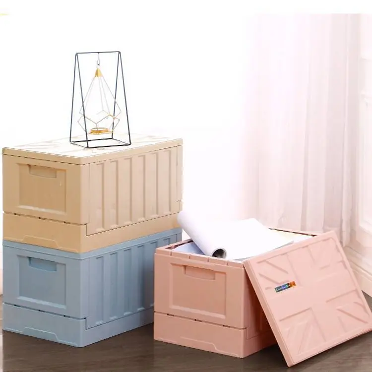 Folding Storage Box with Three Colors Two Sizes 1