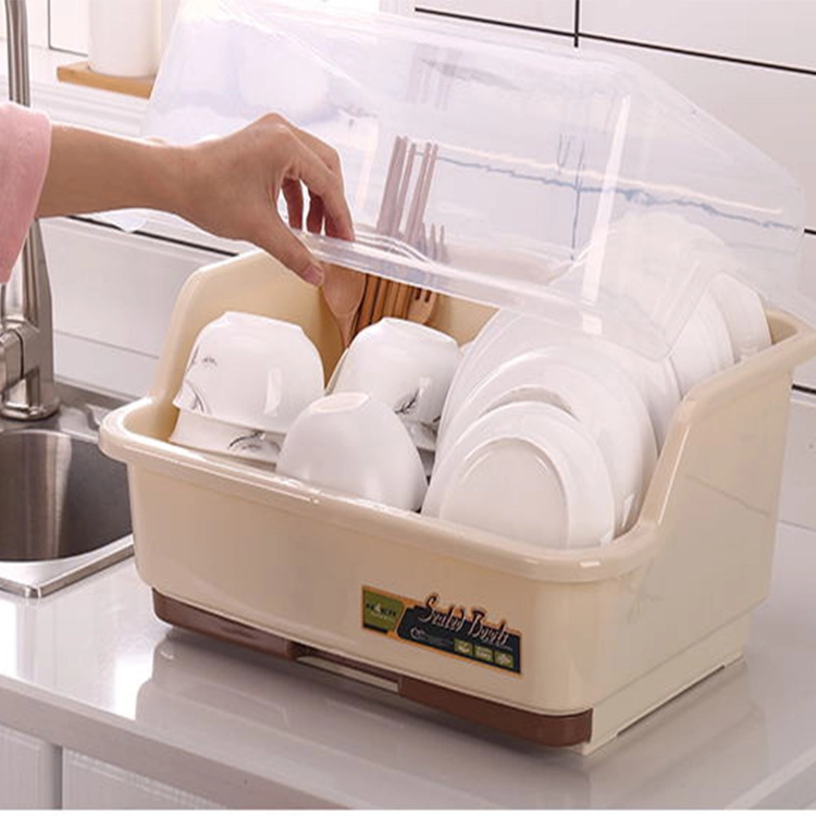 Plastic Cupboard Durable Dish Holder with Four Sizes 1
