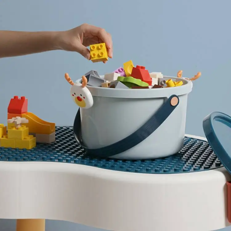 Cartoon portable storage bucket for children 1