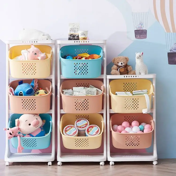 Multilayer Kid-Friendly Toy Storage Rack: Wholesale Solution for Clutter-Free Playtime 1