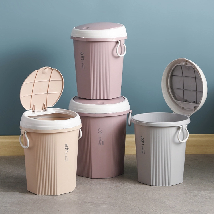 Cartridge Lid Trash Can Eco-friendly Trash Bin Plastic Waste Bin 1