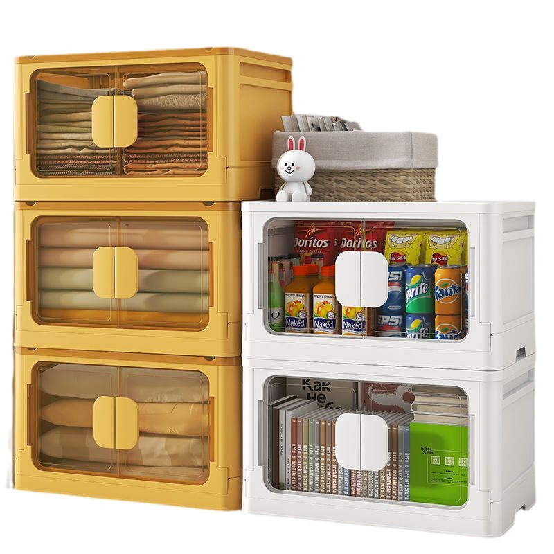 Thickened Storage Box, Transparent Folding Storage Box 6