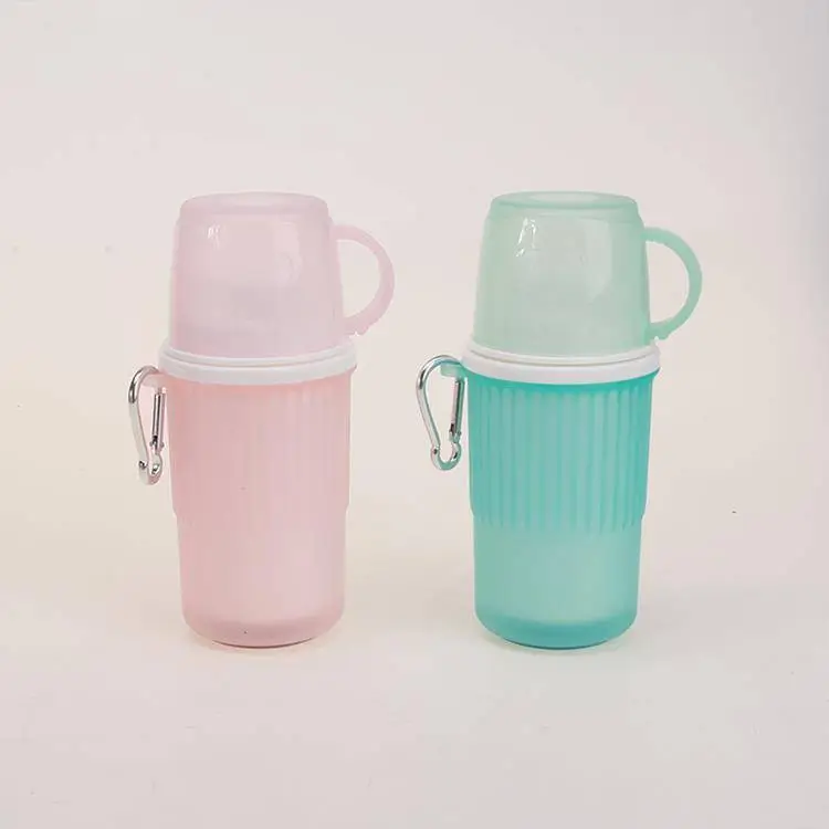 Double Layered Smiley Face Cup with Innovative Design for Cap Water Bottles 1