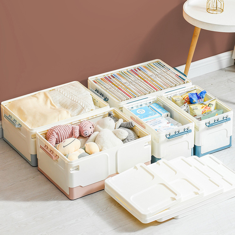 Foldable Storage Box, Large Book and Stationery Storage Box 5