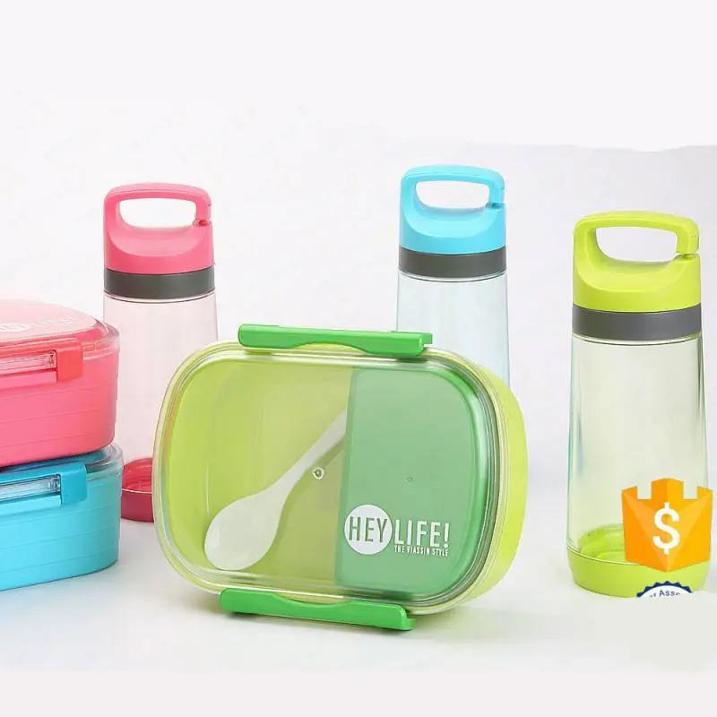 Korean Style Carrying Hand Bento Box with Matching Tableware 1