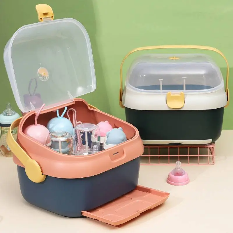 Large Capacity, Cute Baby Water Bottle Storage Box 1