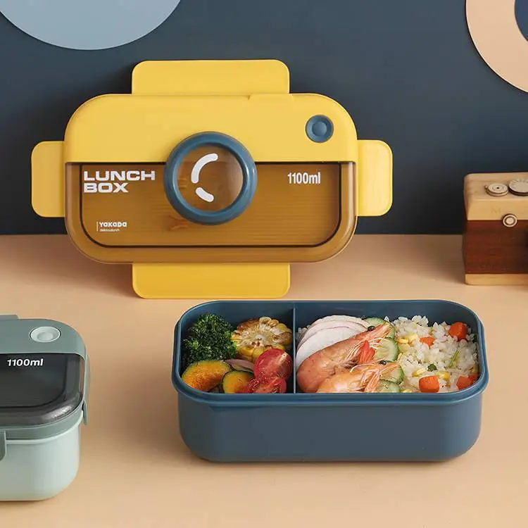 Morandi Japanese Student Lunch Box, New Camera Shaped Bento Box 1
