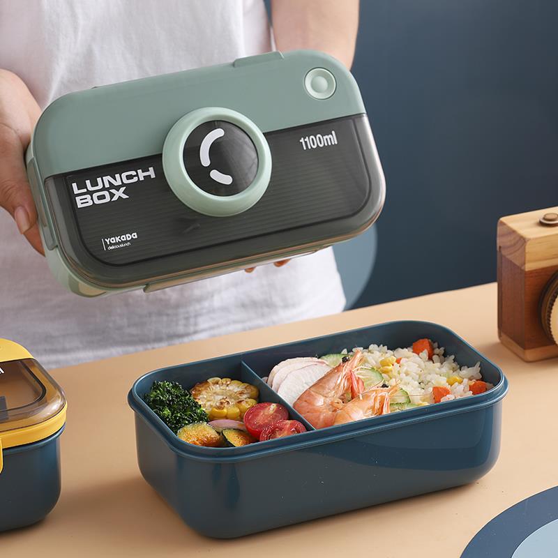 Morandi Japanese Student Lunch Box, New Camera Shaped Bento Box 5