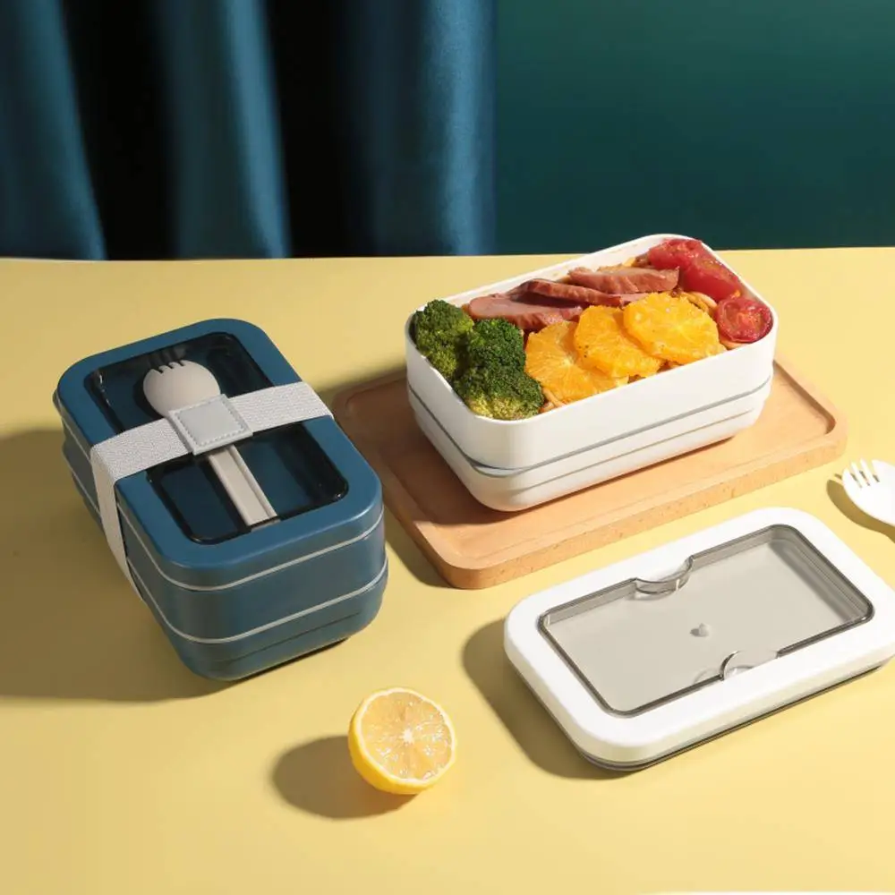 China Professional Simple Light Food Binding Lunch Box (Rectangular) Factory 1