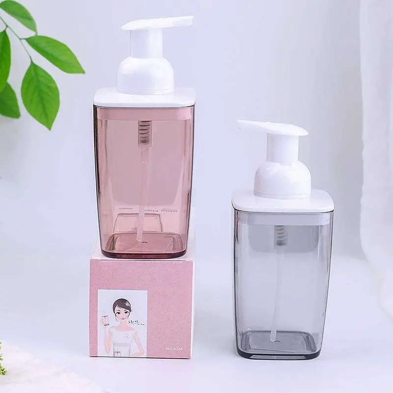 Plastic Dustproof Foam Bubble Bottle, Bathroom Specific Hand Sanitizer Dispensing Flask 1