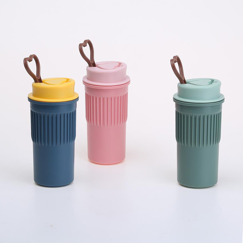 Morandi Water Bottle with Love Handle 5