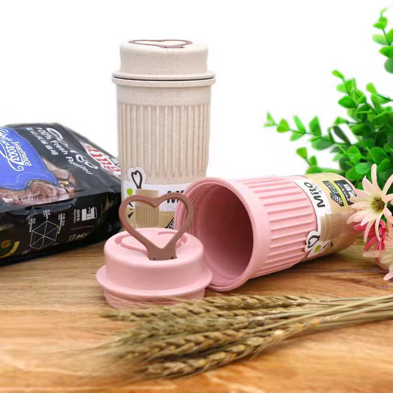 Morandi Water Bottle with Love Handle 3