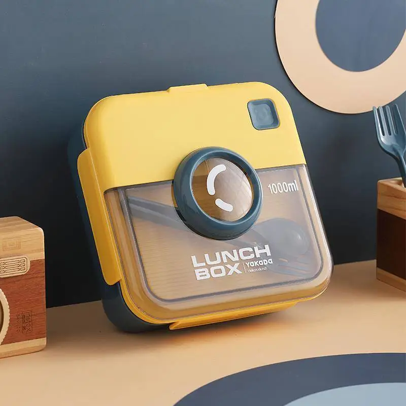 Wholesale Square Camera Lunch Box (1000ML) With Good Price-HongXing 1