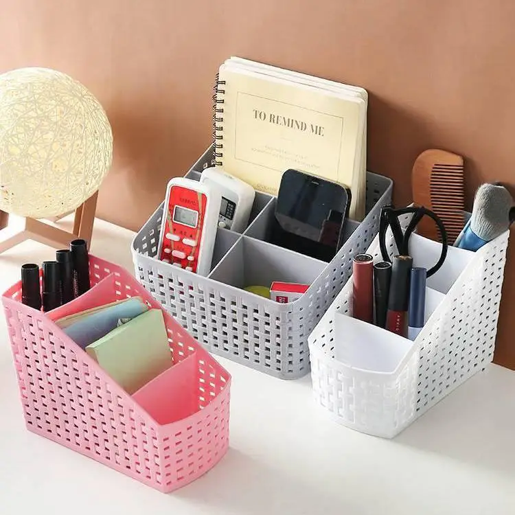 Desktop Storage Basket With Hollow Pattern Decoration High Quality Supplier In China 1