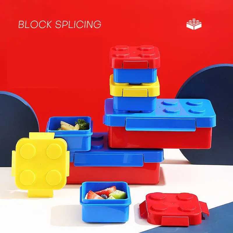 Creative Shaped Children's Building Block Dining Box 1