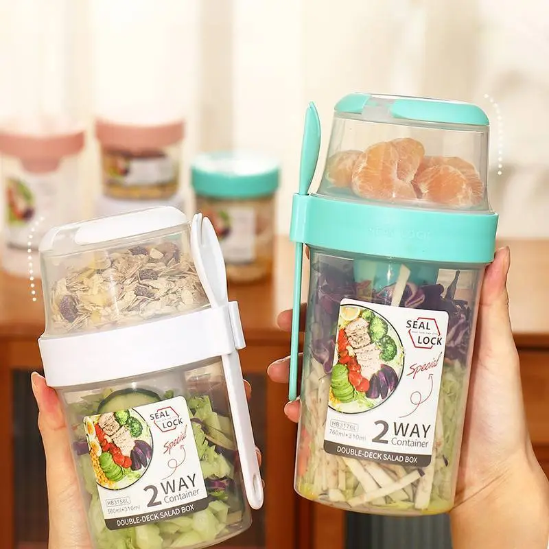 Shape-Up Essential: Internet Celebrity Double-Layer Vegetable Cup 1