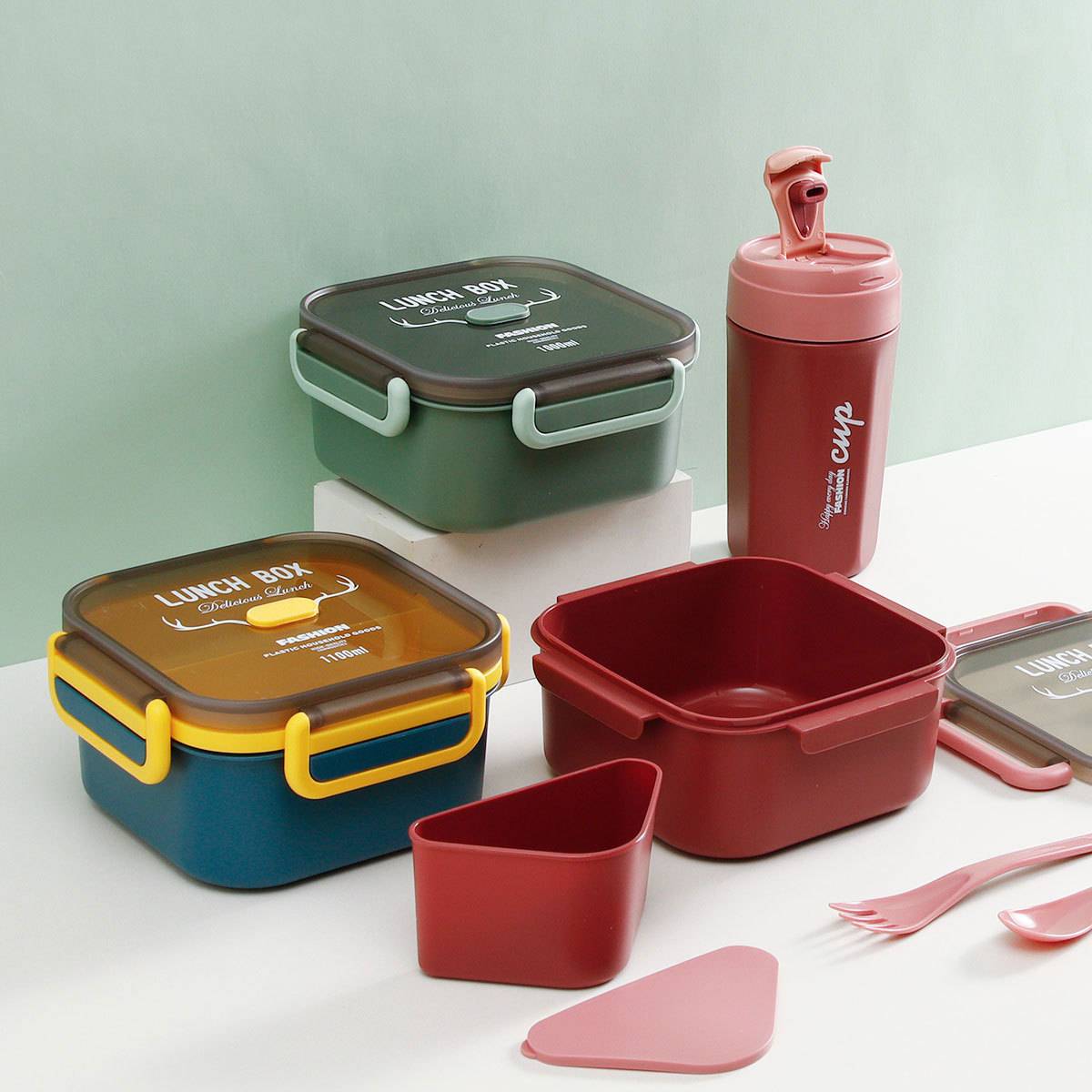 Carefully Designed Nordic Light Luxury Style Square Lunch Box 1