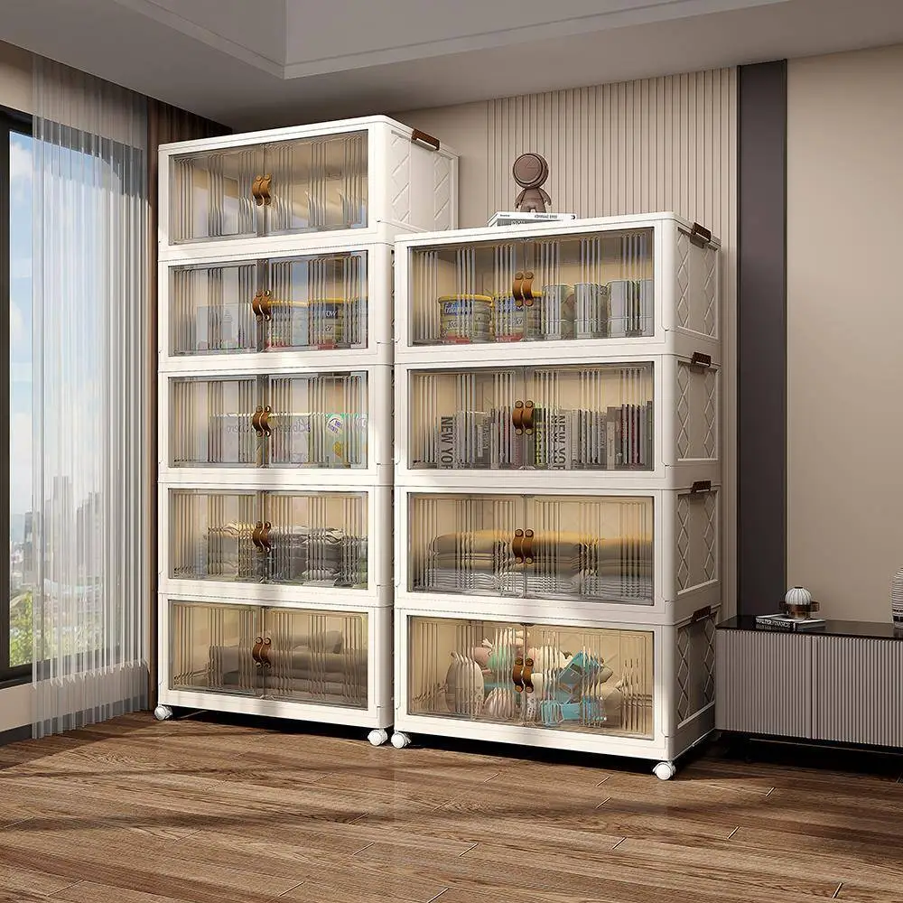 Overlay with Each Other, Single Foldable，Multifunctional Multilayer Freestanding Cabinet 1