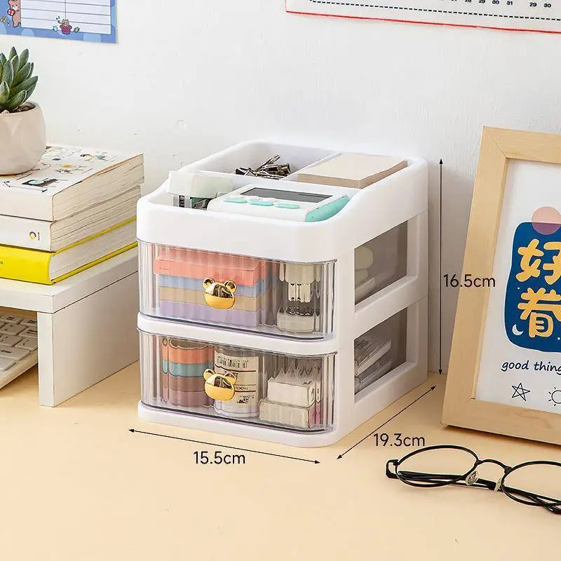 Small multi-layer desktop drawer storage box, Top Storage Function 1